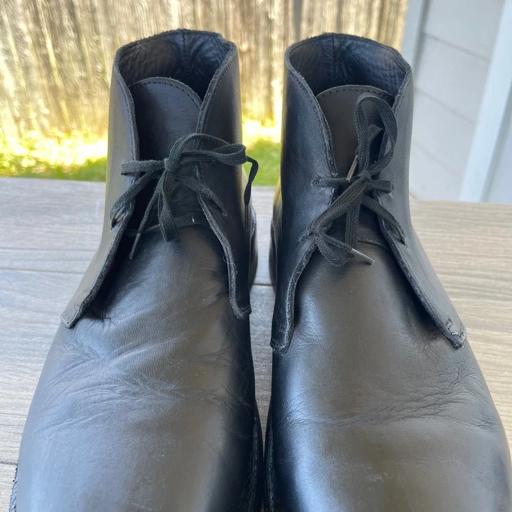 Thursday Boot Company Scout Boots Mens 11 Black Leather Chukka Lace Up‎ Shoes
